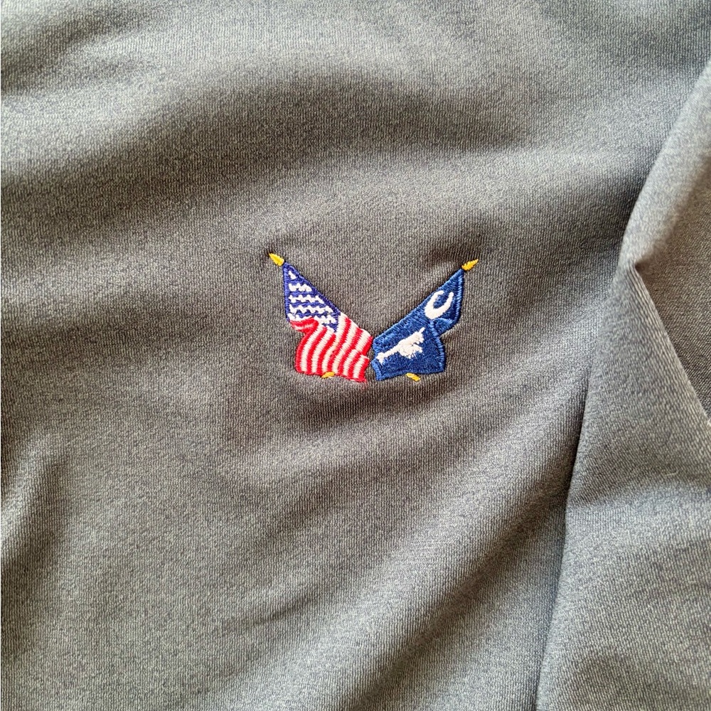 Secession Golf Club Peter Millar Men's Dark Green Quarter-Zip Size M - Picture 2 of 3